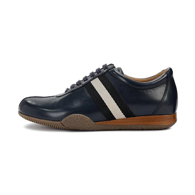 BALLY Leather Low-Top 'Navy Blue'