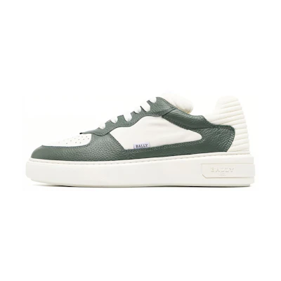 BALLY Leather Low-Top 'White Green'