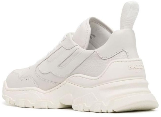 BALLY Sepatu Rendah Kulit 'Putih Tali Sepatu' 6303010 Shop BALLY Sepatu Rendah Kulit 'Putih Tali Sepatu' 6303010