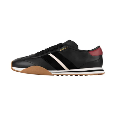 BALLY Leather Low-Top Lace-Up 'Black'