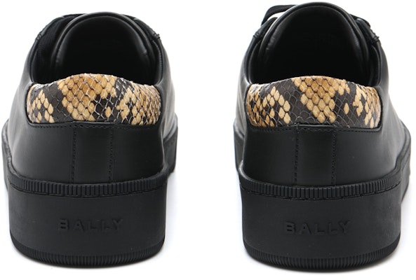 BALLY Kasut Kulit Rendah Ikat Tali 'Hitam' 6305332 Lookbook BALLY Kasut Kulit Rendah Ikat Tali 'Hitam' 6305332