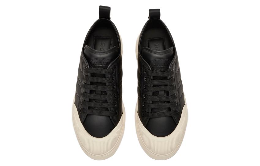 Order 발리 레더 로우탑 스니커즈 (블랙/화이트) 6303314