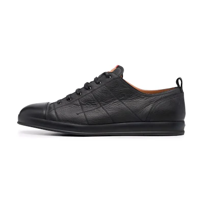 BALLY Leather Low-Top Sneaker 'Black Fashion'