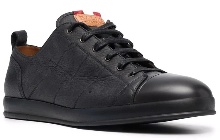 BALLY Leather Low-Top Sneaker 'Black Fashion' 圖 2