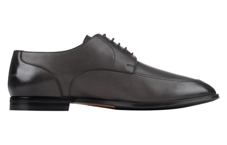 BALLY Leather Low-Top Sneaker 'Black Round Toe Lace-Up' 圖 2