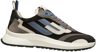 Order BALLY Leather Low-Top Sneaker 'Grey Black Blue' 6302763
