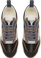 Lookbook BALLY Leather Low-Top Sneaker 'Grey Black Blue' 6302763