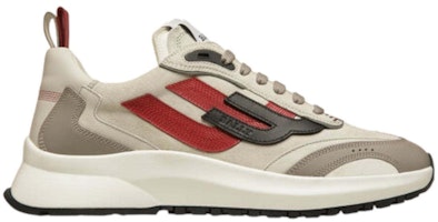 BALLY Kulit Rendah 'Beige Hitam Merah' 6302764 Order BALLY Kulit Rendah 'Beige Hitam Merah' 6302764