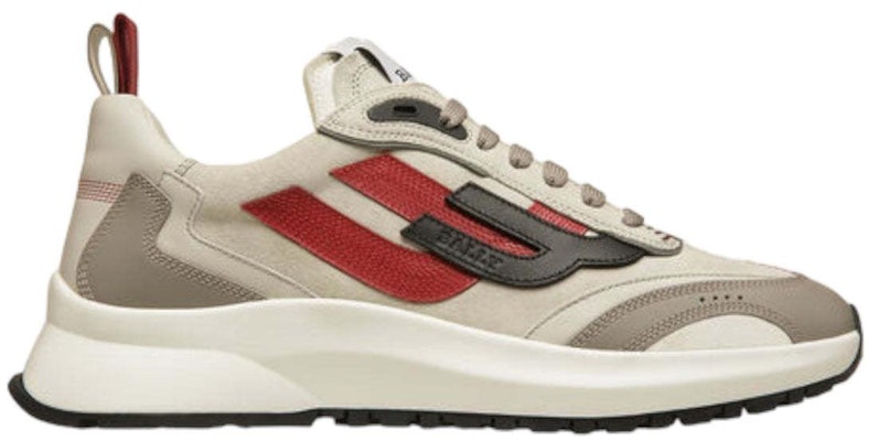 BALLY Leather Low 'Beige Black Red' 6302764 Order BALLY Leather Low 'Beige Black Red' 6302764