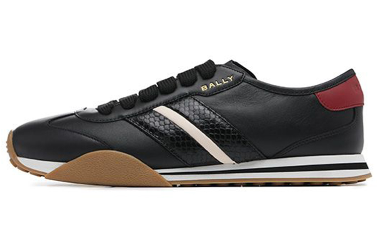 BALLY Leather Low-Top 'Black Fashion Lace-Up' 6304576