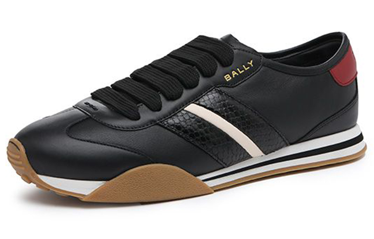 Order BALLY Kasut Kulit Rendah 'Black Fashion Lace-Up' 6304576