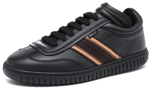 BALLY Zapatillas de Cuero Bajitas 'Negro con Cordones' 6304516 Order BALLY Zapatillas de Cuero Bajitas 'Negro con Cordones' 6304516