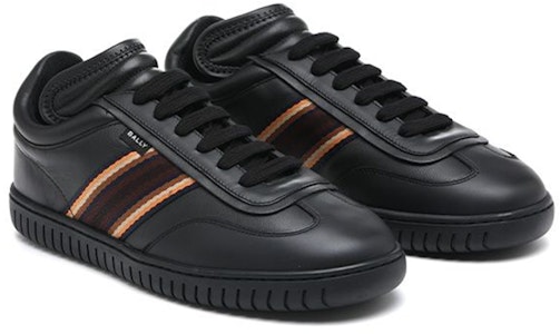 BALLY Zapatillas de Cuero Bajitas 'Negro con Cordones' 6304516 Lookbook BALLY Zapatillas de Cuero Bajitas 'Negro con Cordones' 6304516