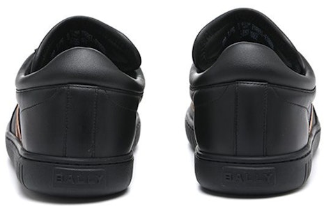 BALLY Zapatillas de Cuero Bajitas 'Negro con Cordones' 6304516 Shop BALLY Zapatillas de Cuero Bajitas 'Negro con Cordones' 6304516