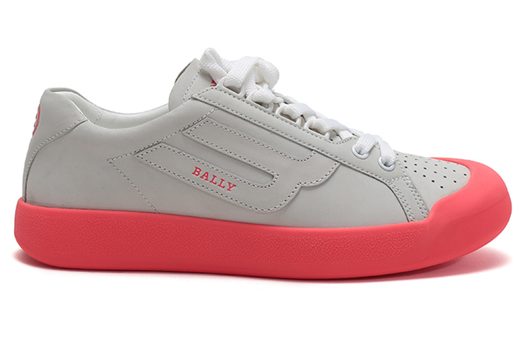 BALLY Leather Low-Top 'Light Grey Pink' 圖 2
