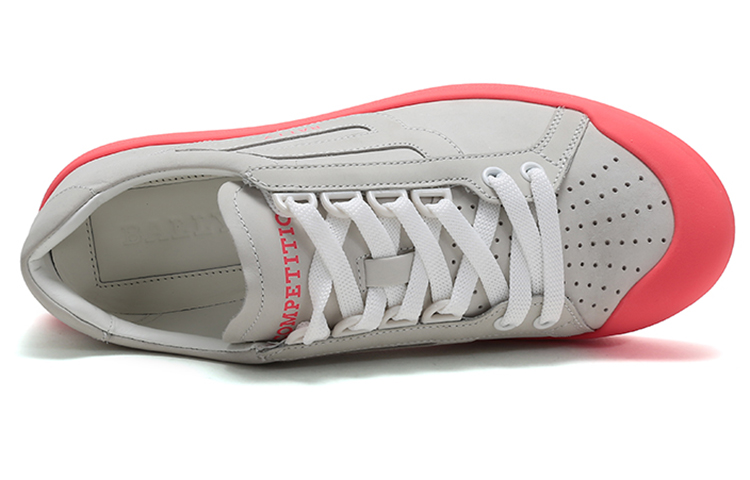 BALLY Leather Low-Top 'Light Grey Pink' 圖 5
