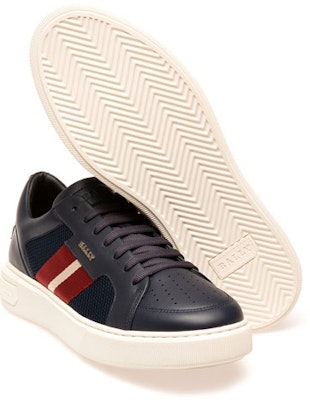 BALLY Leather Low-Top 'Navy' 6237754 Lookbook BALLY Leather Low-Top 'Navy' 6237754