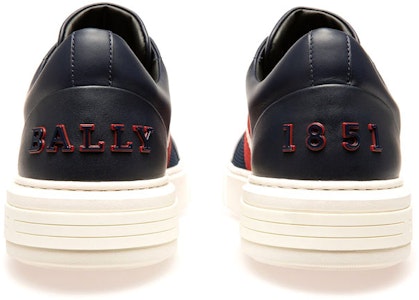 バリー ネイビー ローカット レザー スニーカー 6237754 Purchase バリー ネイビー ローカット レザー スニーカー 6237754