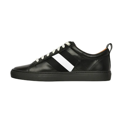 BALLY Leather Low-Top Lace-Up 'Black Fashion'
