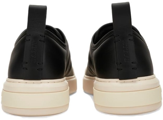 BALLY Sepatu Kulit Low-Top Tali 'Hitam Putih' 6303314 Lookbook BALLY Sepatu Kulit Low-Top Tali 'Hitam Putih' 6303314