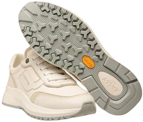 BALLY Sneaker Kulit Low-Top 'Putih' 6300086 Shop BALLY Sneaker Kulit Low-Top 'Putih' 6300086