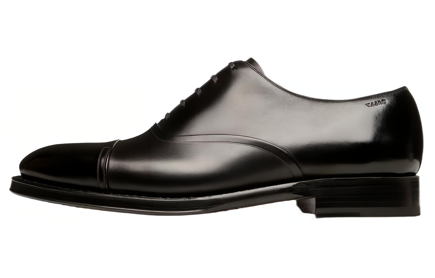 BALLY Leather Pointed Toe Dress Shoes in Black 6308054