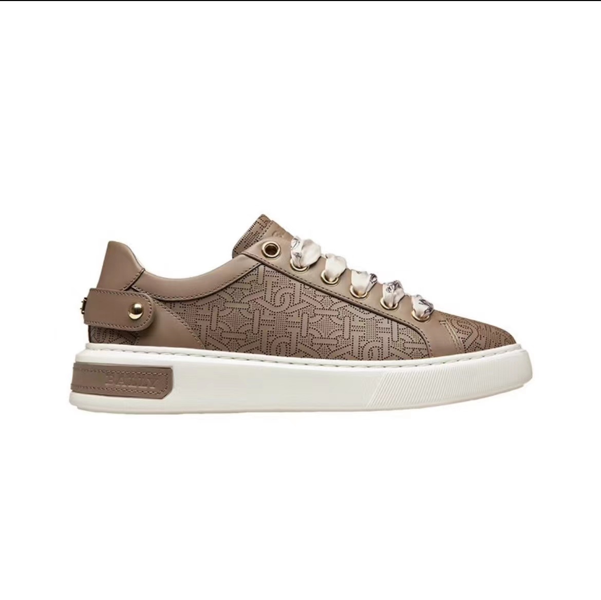 BALLY Leather Print Sneaker 'Fashion Casual'