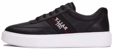 BALLY Leather Round Toe Lace-Up Thick Sole Low Top 'Black' 6240620 BALLY Leather Round Toe Lace-Up Thick Sole Low Top 'Black' 6240620