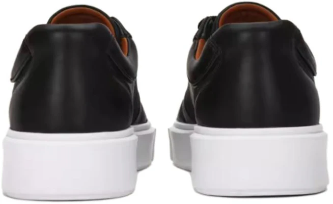 BALLY Kasut Platform Rendah Kulit Bertali Hitam 6240620 Shop BALLY Kasut Platform Rendah Kulit Bertali Hitam 6240620