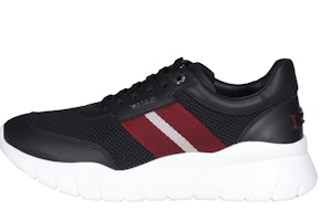 BALLY Leather Running Sneakers 'Black Shock-Absorbing Lightweight' 6239583 BALLY Leather Running Sneakers 'Black Shock-Absorbing Lightweight' 6239583