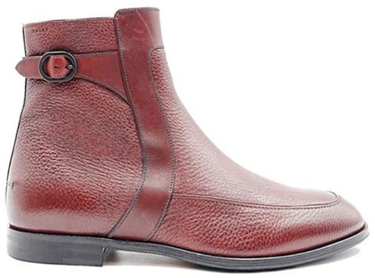 BALLY Leather Short Boots 'Red Fashion Buckle' 6239858 Order BALLY Leather Short Boots 'Red Fashion Buckle' 6239858