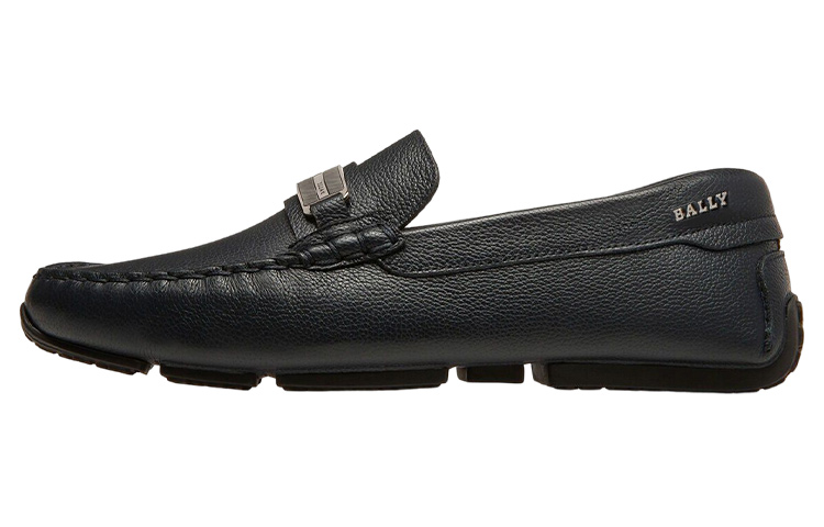 BALLY Leather Slip-On 'Black Fashion'