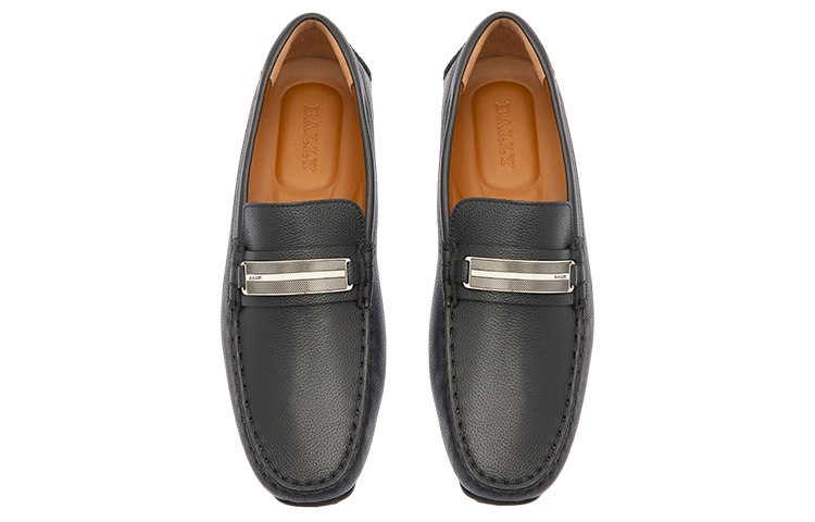 BALLY Leather Slip-On 'Black Fashion' 圖 2