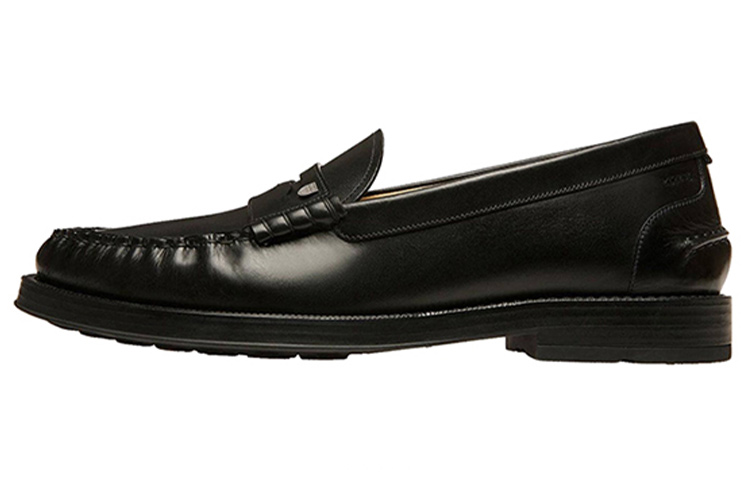 Buy BALLY Leather Slip-On 'Black Fashion' 6303300