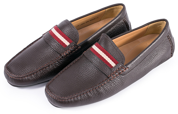 BALLY Leather Slip-On 'Chocolate' 圖 2