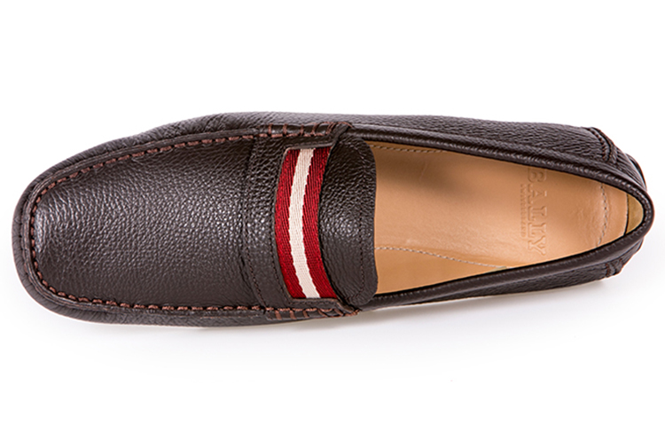 BALLY Leather Slip-On 'Chocolate' 圖 3