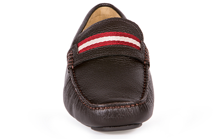 BALLY Leather Slip-On 'Chocolate' 圖 4