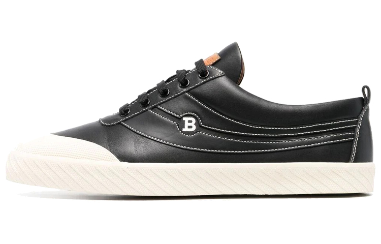 Buy BALLY 皮質 休閒時尚板鞋 黑色