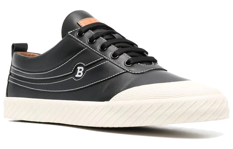 Order BALLY 皮質 休閒時尚板鞋 黑色