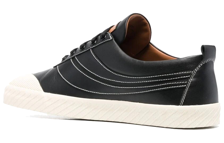 Lookbook BALLY 皮質 休閒時尚板鞋 黑色