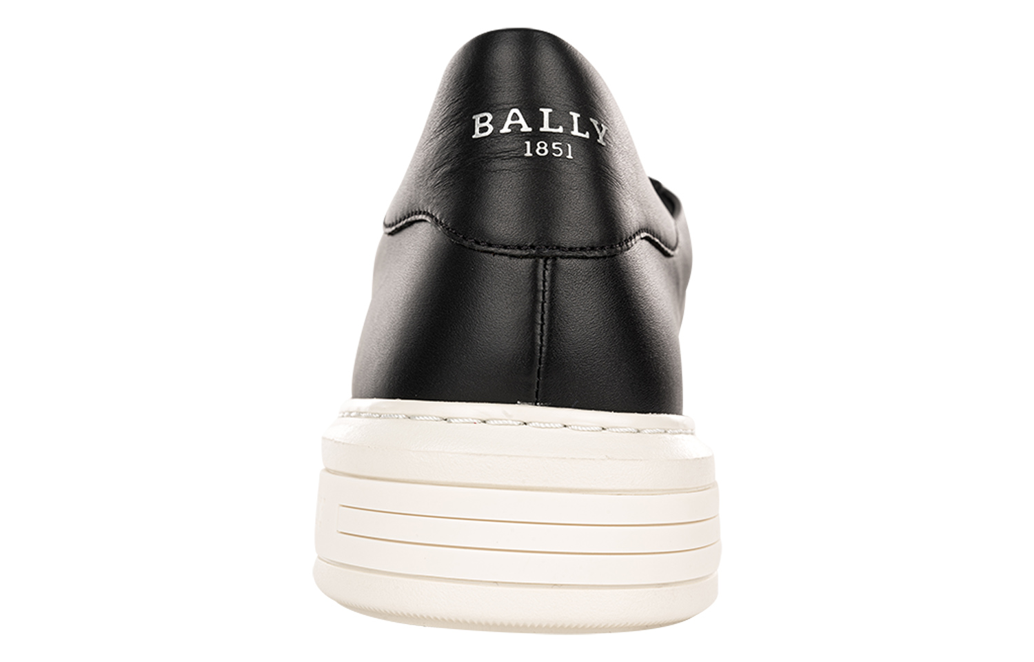 Shop BALLY Sneaker Kulit 'Black Fashion' 6239629