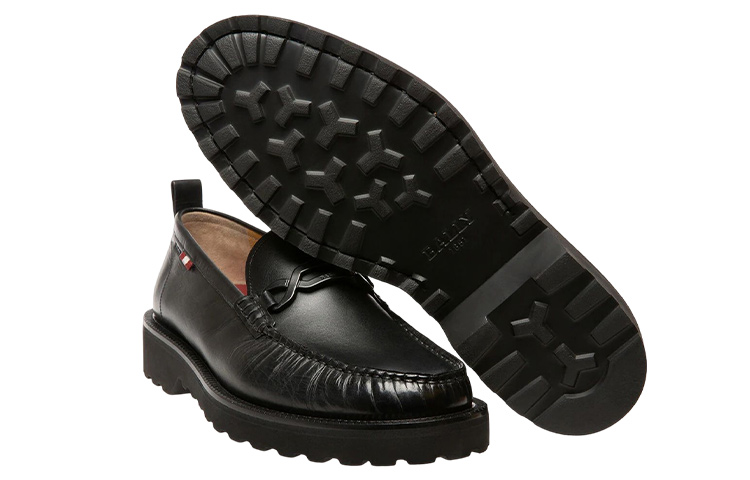 BALLY Leather Sneaker 'Deep Black' 圖 4