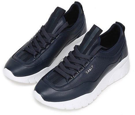 BALLY Leather Sneaker 'Ink Blue' 6234551 Lookbook BALLY Leather Sneaker 'Ink Blue' 6234551