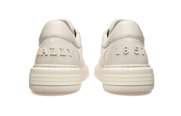 Shop BALLY Kasut Kulit 'Fesyen Putih' 6238672