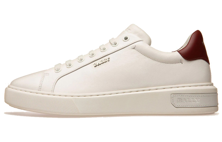 Buy BALLY巴利 皮革 運動 時尚板鞋 男款 白色