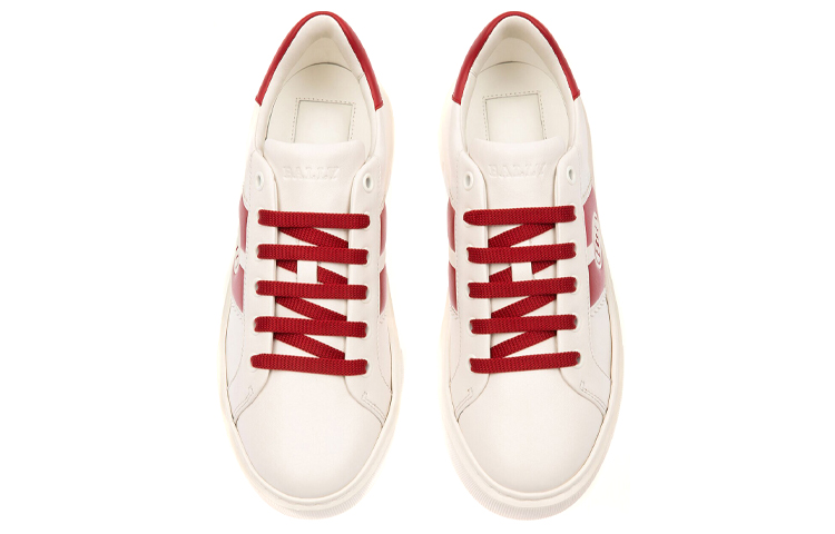 Lookbook BALLY 白色时尚皮革运动鞋 6239691