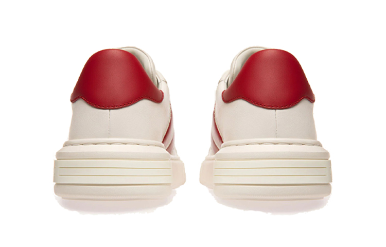 Shop BALLY 白色时尚皮革运动鞋 6239691