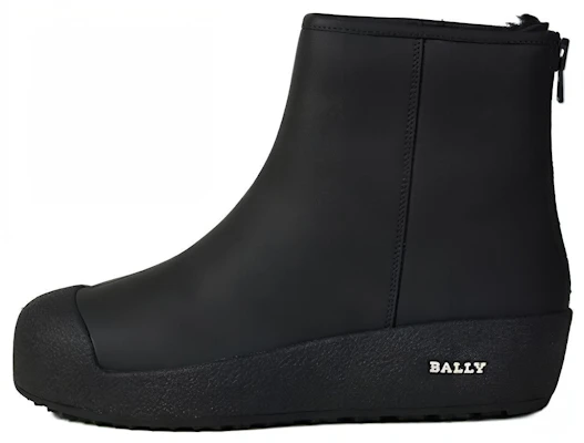 BALLY 皮革拉链靴“黑色时尚” 6301014 Buy BALLY 皮革拉链靴“黑色时尚” 6301014