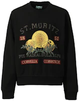 BALLY Letter Print Long Sleeve Sweatshirt Unisex - Black M5BA927F BALLY Letter Print Long Sleeve Sweatshirt Unisex - Black M5BA927F