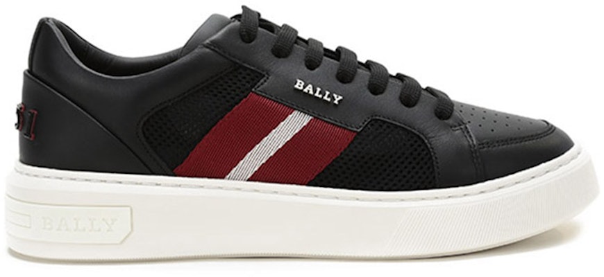 발리 리프트 로우탑 스니커즈 '블랙 스트라이프 메쉬' 6237752 Order 발리 리프트 로우탑 스니커즈 '블랙 스트라이프 메쉬' 6237752